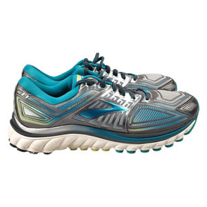 BROOKS Women's Glycerin 13 Blue/Gray Neutral Road Running Sneaker Shoe Size 10